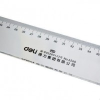 得力6260直尺60cm透明  塑料 透明直尺 測量工具 繪圖儀器