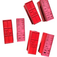 辦公文教財務用品印章原子歸檔章 采用塑料材質(zhì)制作 印章辦公用品