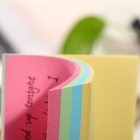 跨境亞馬遜彩紙疊色便利貼定制 創(chuàng)意彩色紙n次貼便簽本便簽紙廠家