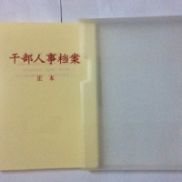 新式干部人事檔案盒 職工員工檔案夾干部檔案 A4新款人事檔案盒