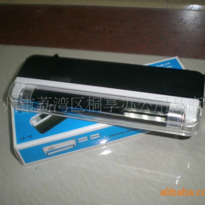 批發(fā)紫光熒光便攜式驗鈔機帶手電小型驗鈔燈DL-01迷你驗鈔機單管