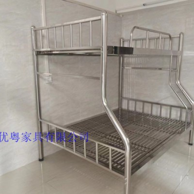 上下鋪鐵架床龍骨高架鋼床批發出租房公寓單人1.2米鐵床廠家